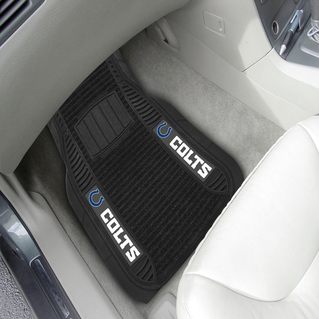 Fanmats - NFL - Indianapolis Colts 2-pc Deluxe Car Mat Set 21''x27''