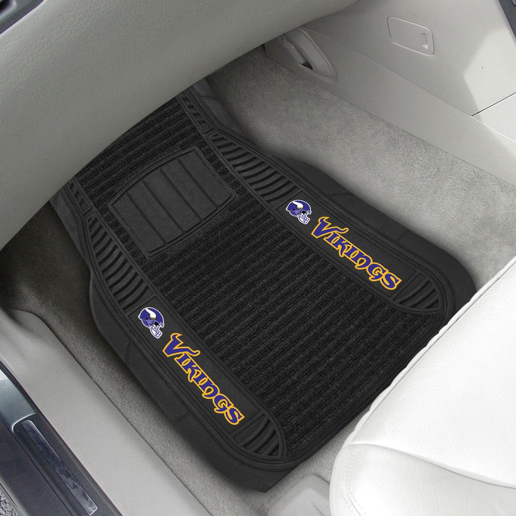Fanmats - NFL - Minnesota Vikings 2-pc Deluxe Car Mat Set 21''x27''