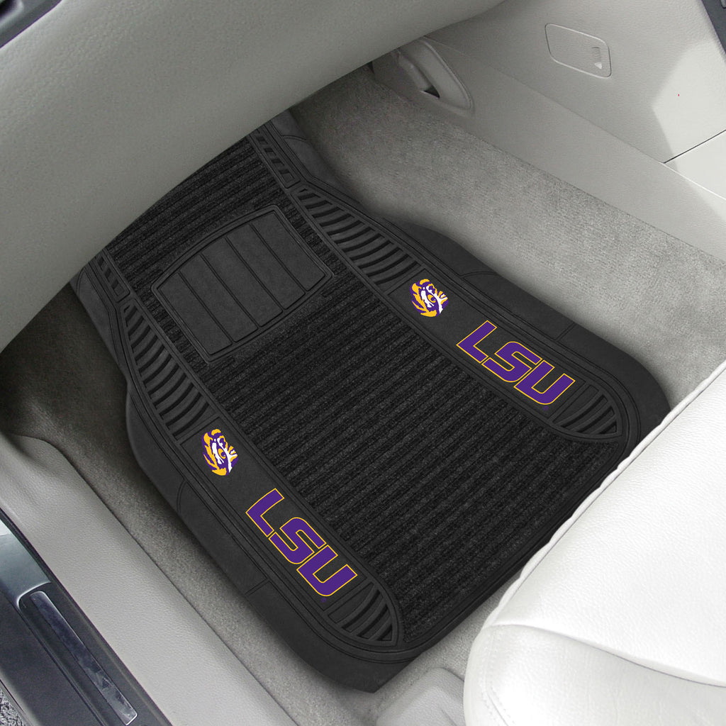 Fanmats - Louisiana State University 2-pc Deluxe Car Mat Set 21''x27''