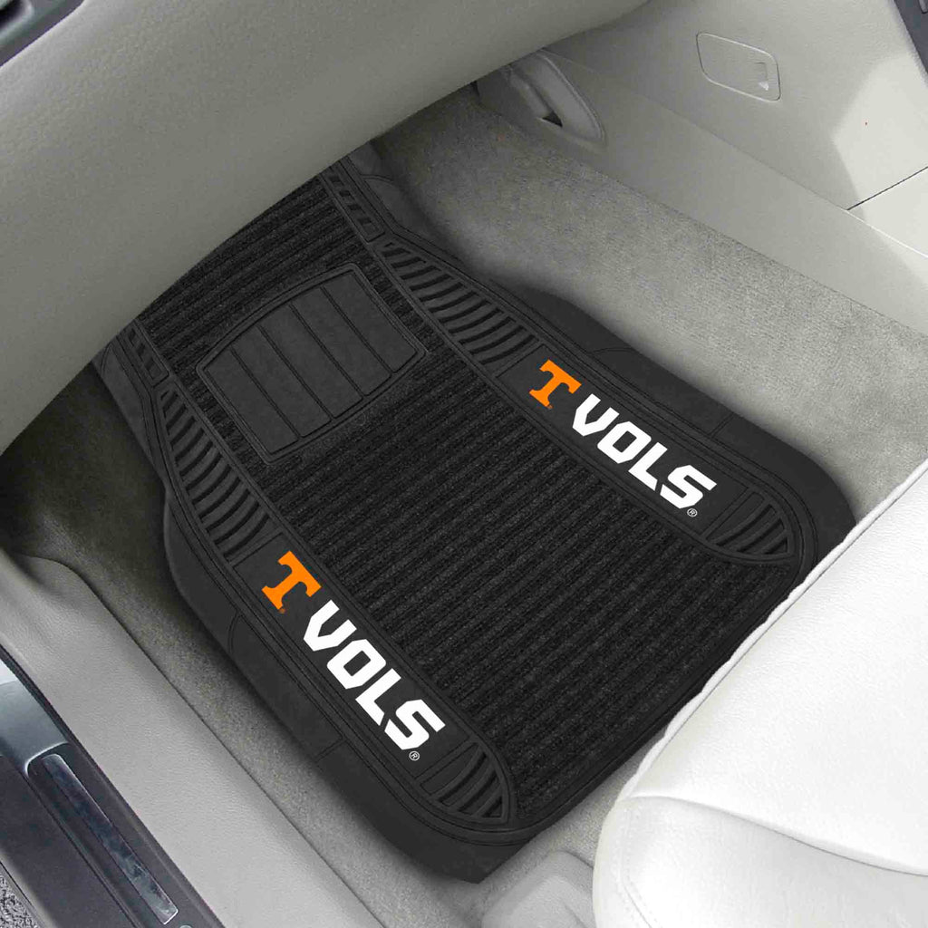 Fanmats - University of Tennessee 2-pc Deluxe Car Mat Set 21''x27''