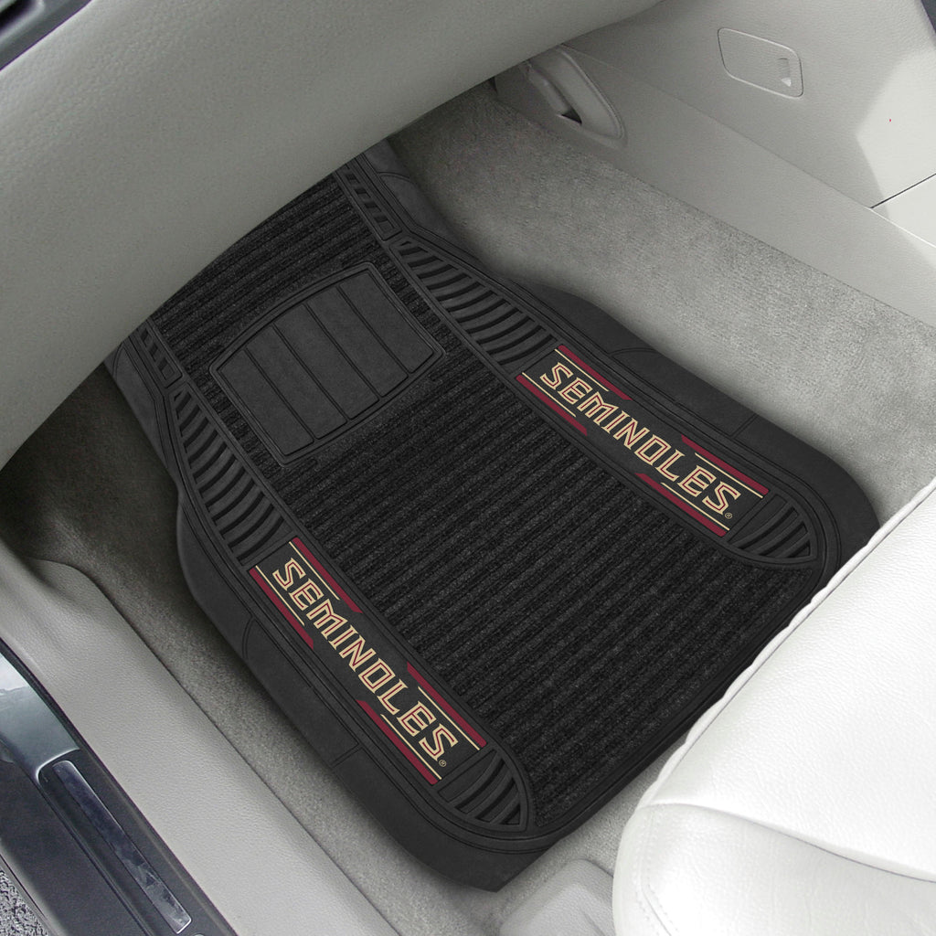 Fanmats - Florida State University 2-pc Deluxe Car Mat Set 21''x27''