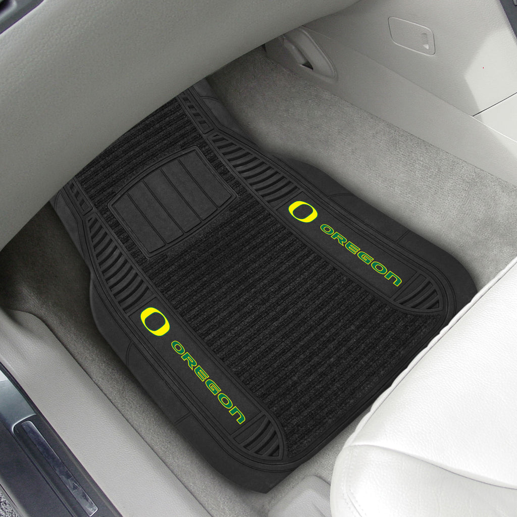 Fanmats - University of Oregon 2-pc Deluxe Car Mat Set 21''x27''