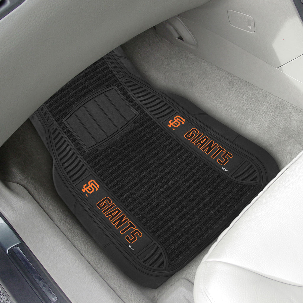 Fanmats - MLB - San Francisco Giants 2-pc Deluxe Car Mat Set 21''x27''