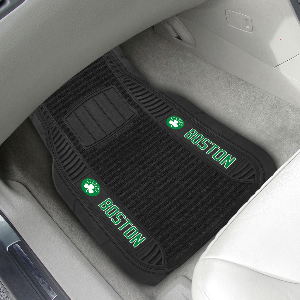 Fanmats - NBA - Boston Celtics 2-pc Deluxe Car Mat Set 21''x27''