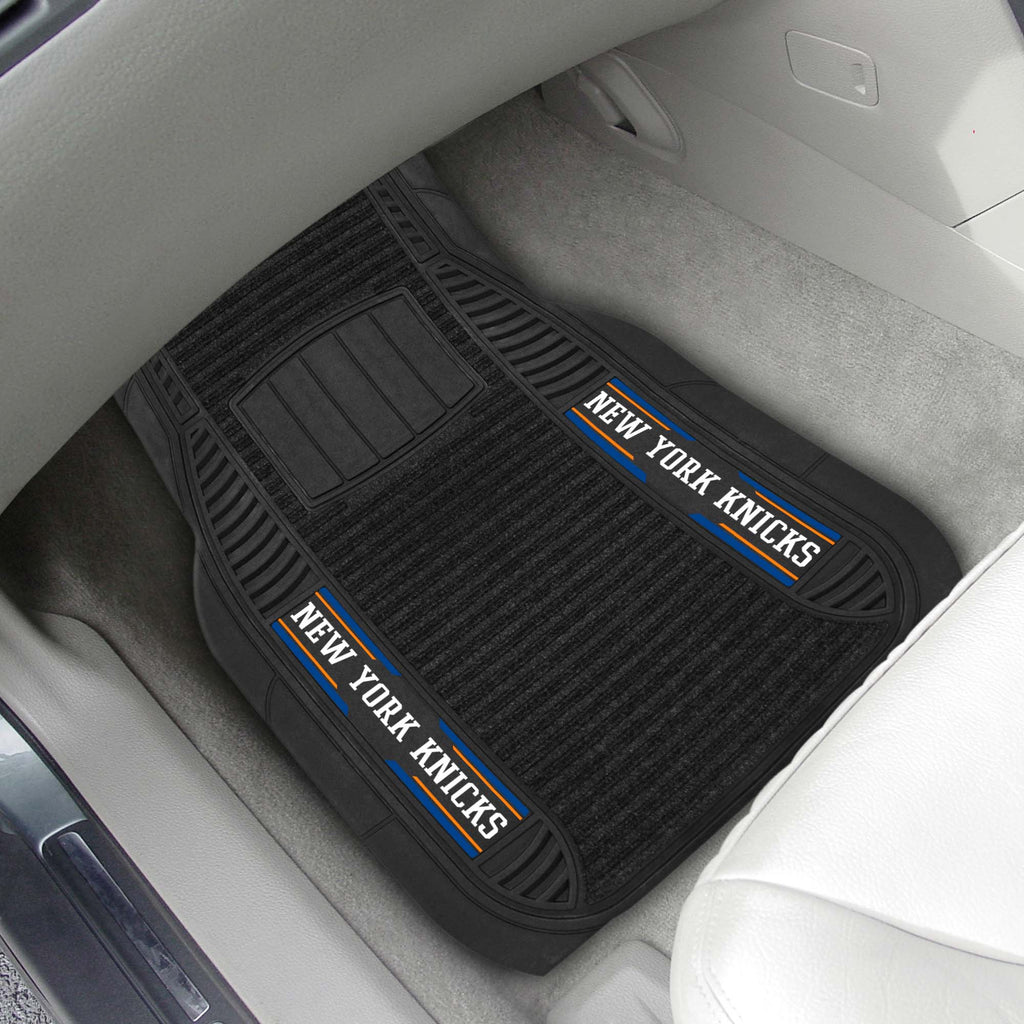 Fanmats - NBA - New York Knicks 2-pc Deluxe Car Mat Set 21''x27''