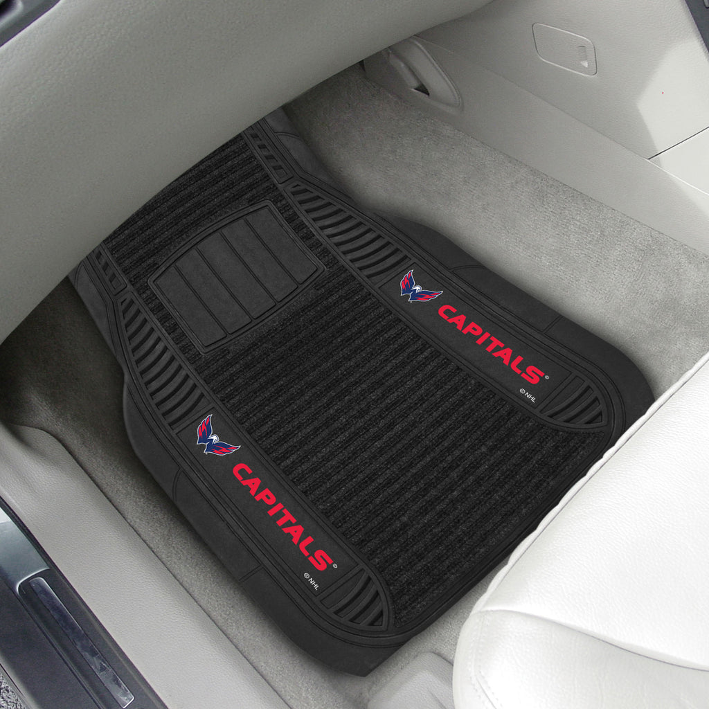 Fanmats - NHL - Washington Capitals 2-pc Deluxe Car Mat Set 21''x27''