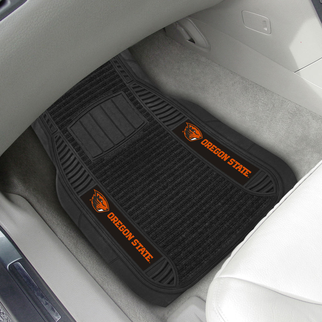 Fanmats - Oregon State University 2-pc Deluxe Car Mat Set 21''x27''