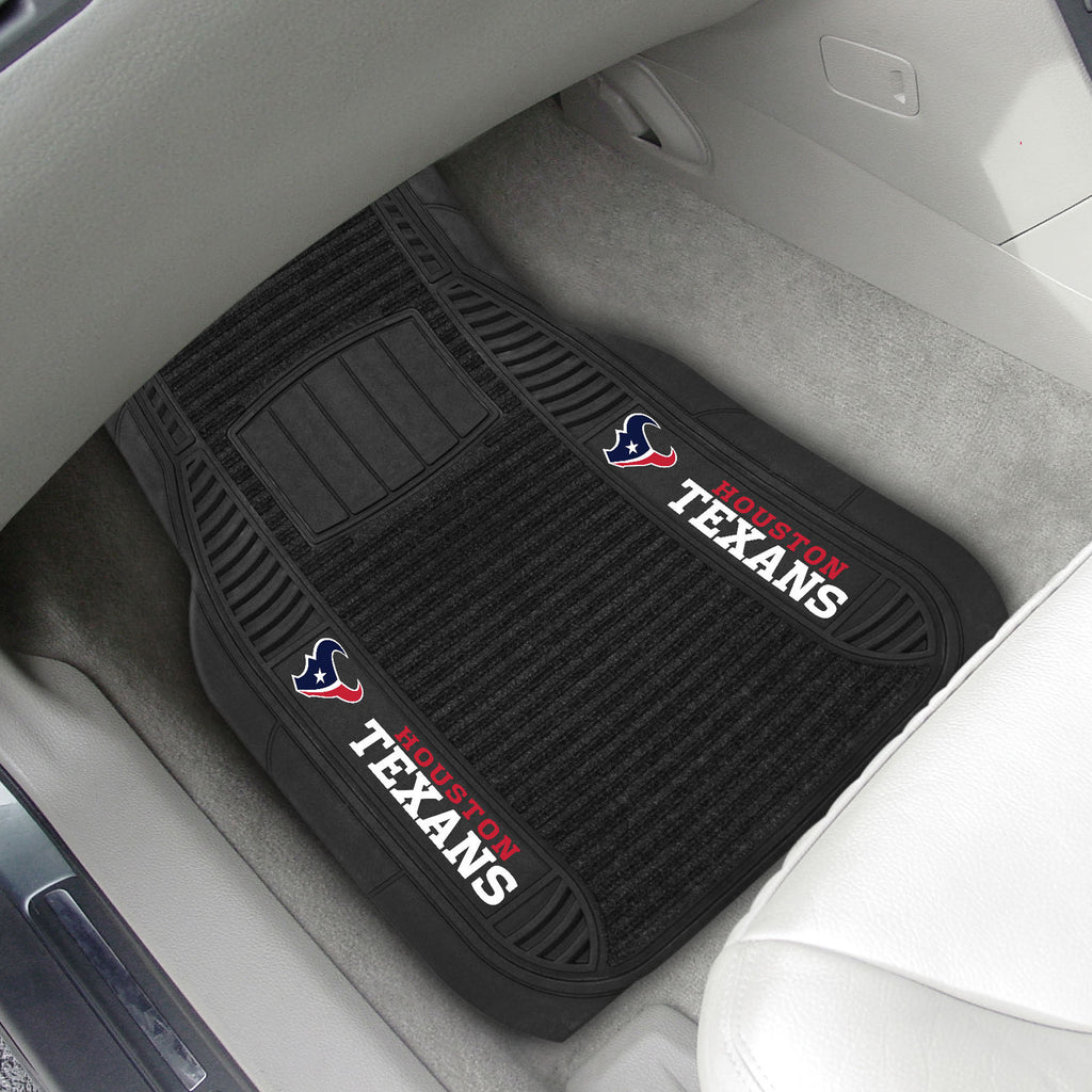 Fanmats - NFL - Houston Texans 2-pc Deluxe Car Mat Set 21''x27''