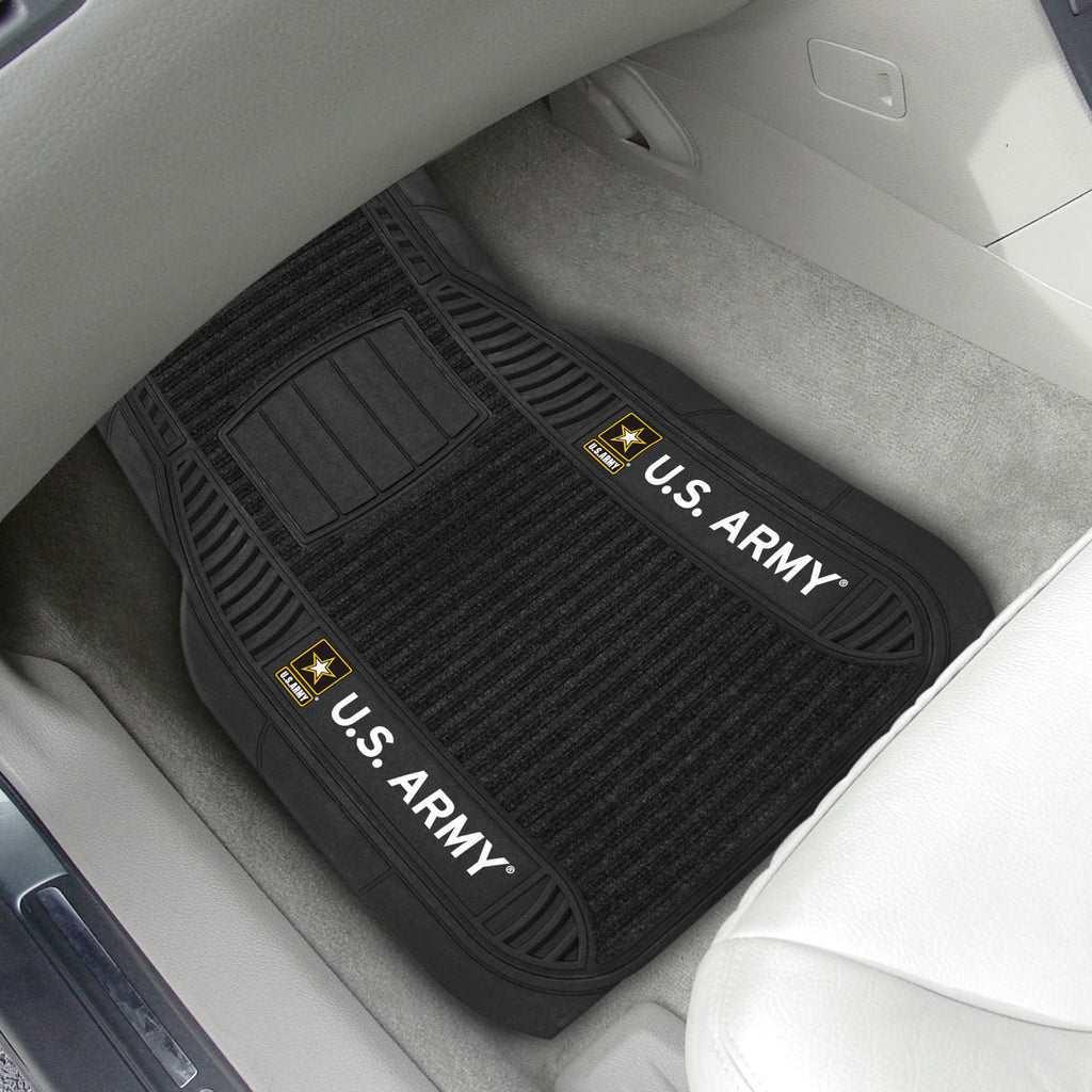 Fanmats - U.S. Army 2-pc Deluxe Car Mat Set 21''x27''