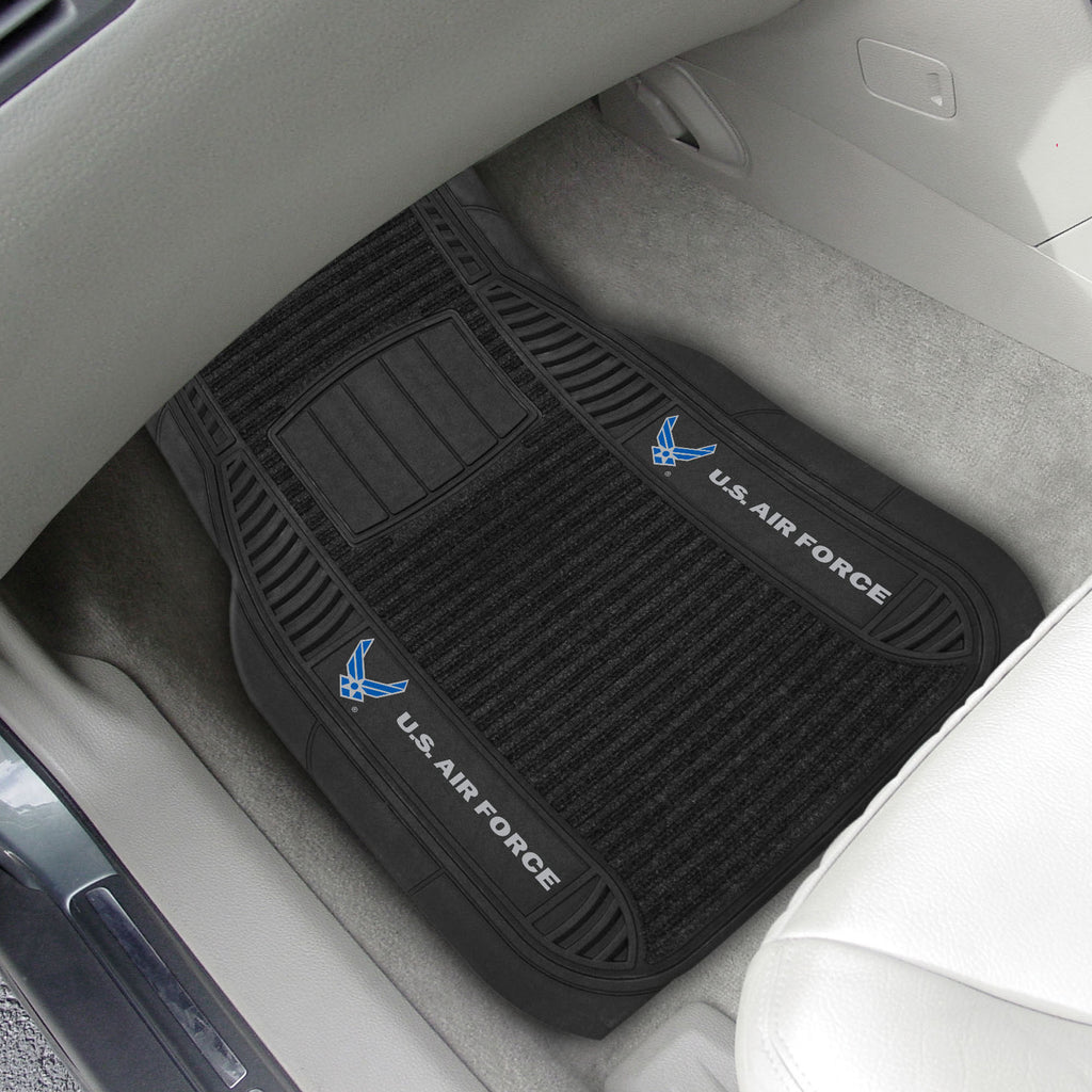 Fanmats - U.S. Air Force 2-pc Deluxe Car Mat Set 21''x27''