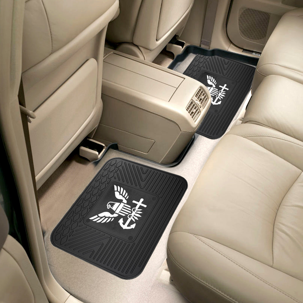 Fanmats - U.S. Navy 2 Utility Mats 14''x17''