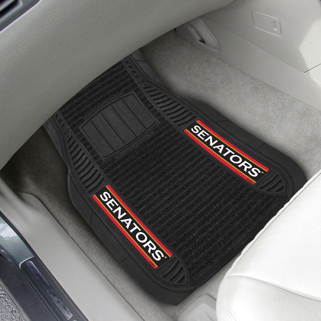 Fanmats - NHL - Ottawa Senators 2-pc Deluxe Car Mat Set 21''x27''