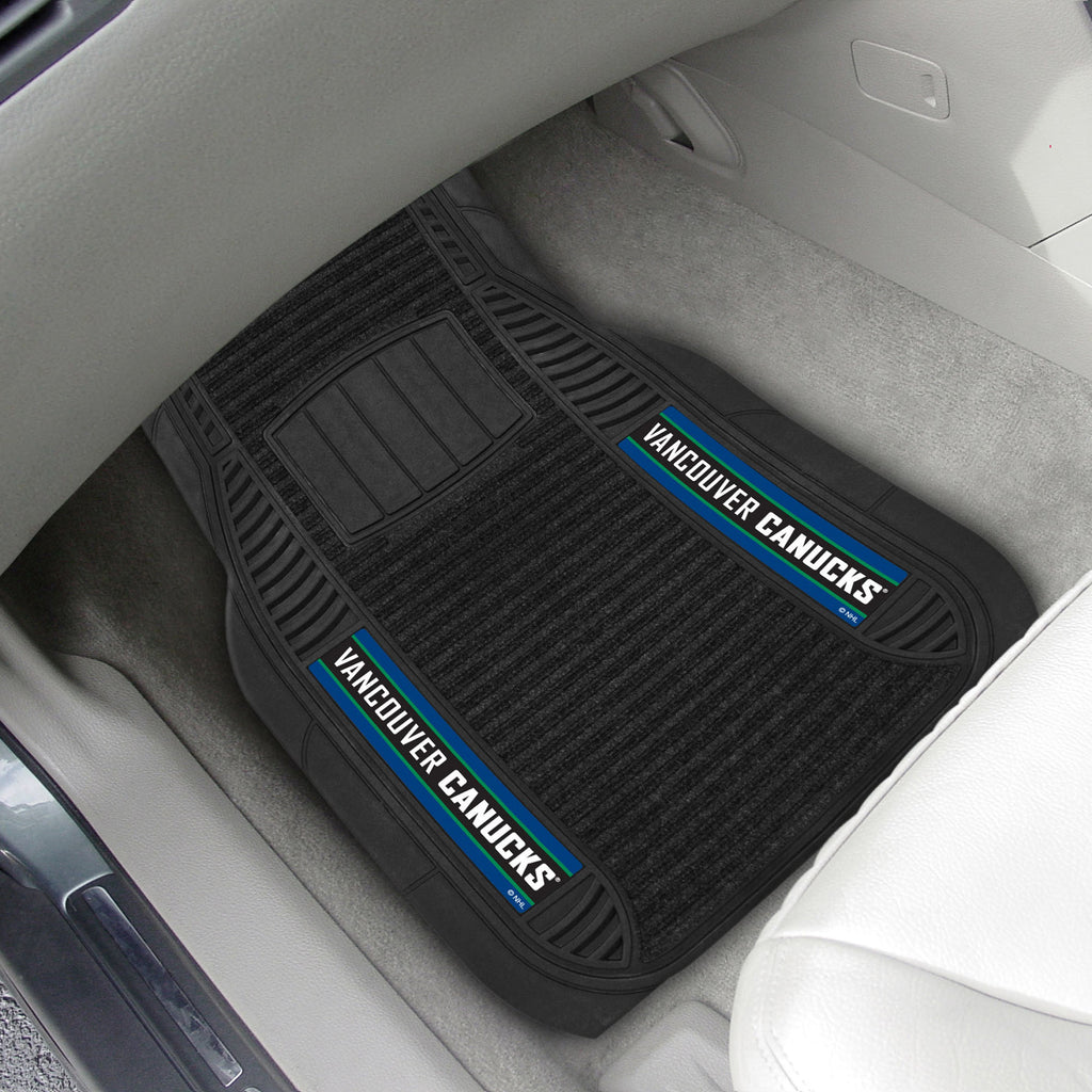 Fanmats - NHL - Vancouver Canucks 2-pc Deluxe Car Mat Set 21''x27''