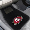 Fanmats - NFL - San Francisco 49ers 2-pc Embroidered Car Mat Set 17''x25.5''