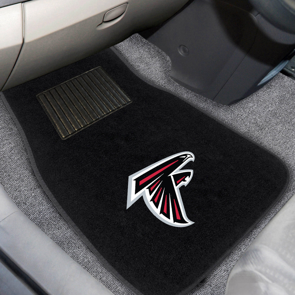 Fanmats - NFL - Atlanta Falcons 2-pc Embroidered Car Mat Set 17''x25.5''