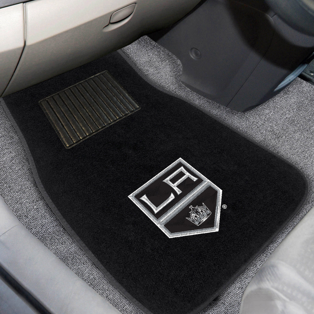 Fanmats - NHL - Los Angeles Kings 2-pc Embroidered Car Mat Set 17''x25.5''