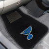 Fanmats - NHL - St. Louis Blues 2-pc Embroidered Car Mat Set 17''x25.5''