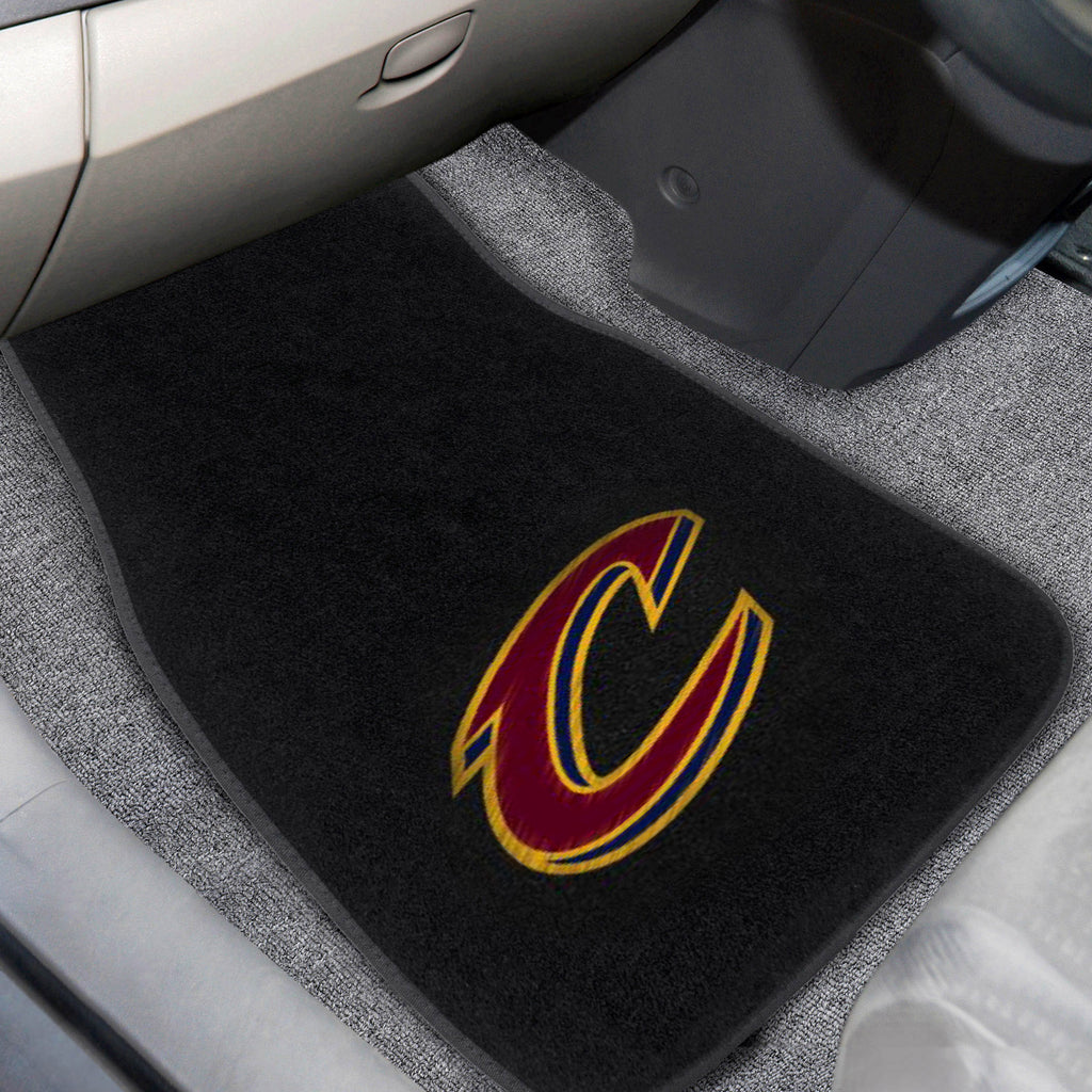 Fanmats - NBA - Cleveland Cavaliers 2-pc Embroidered Car Mat Set 17''x25.5''