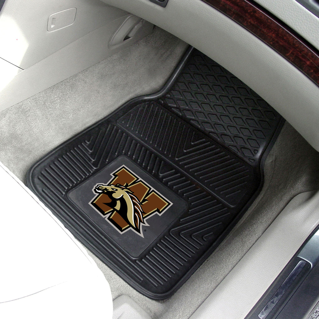 Fanmats - Western Michigan University 2-pc Vinyl Car Mat Set 17''x27''