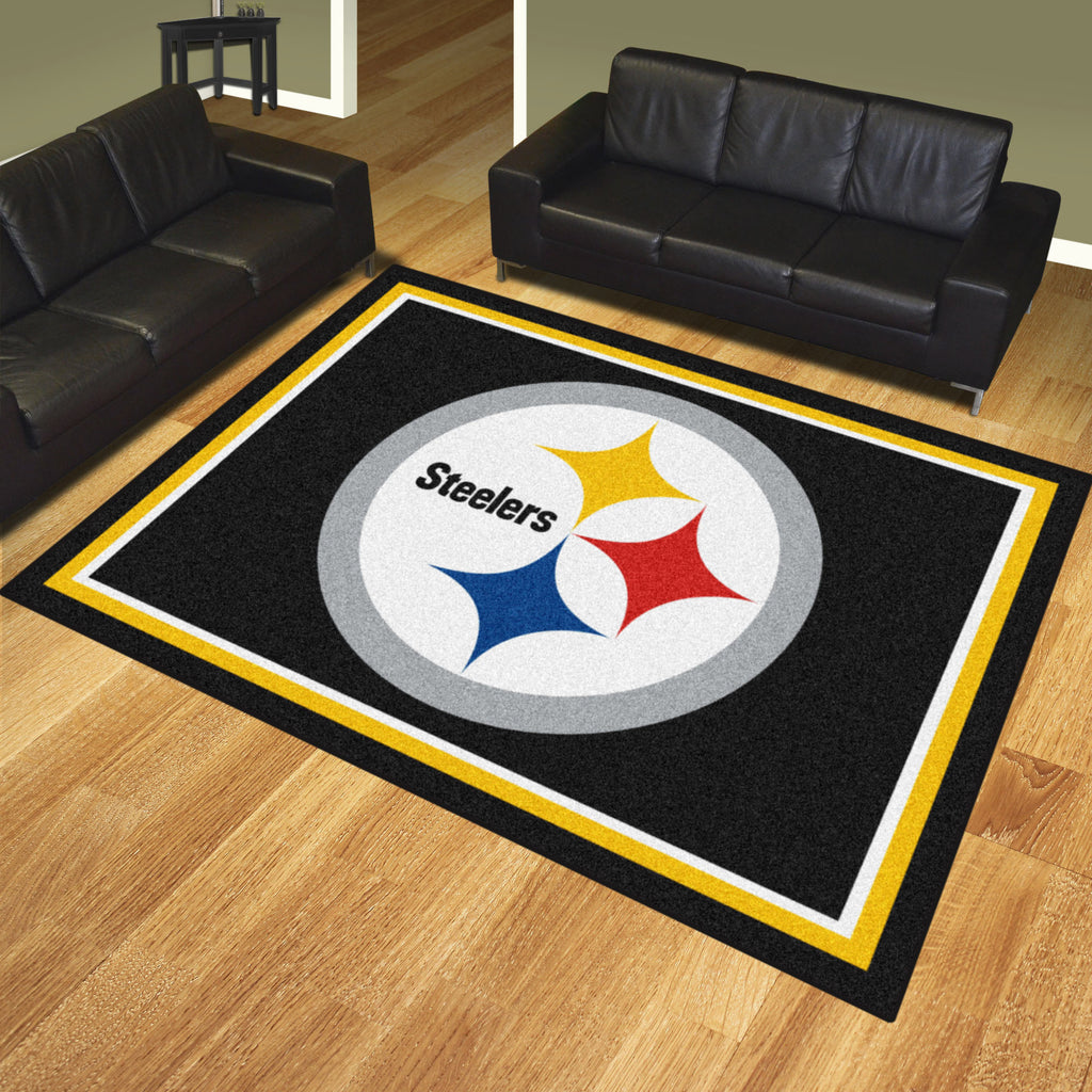 Fanmats - NFL - Pittsburgh Steelers 8x10 Rug 87''x117''