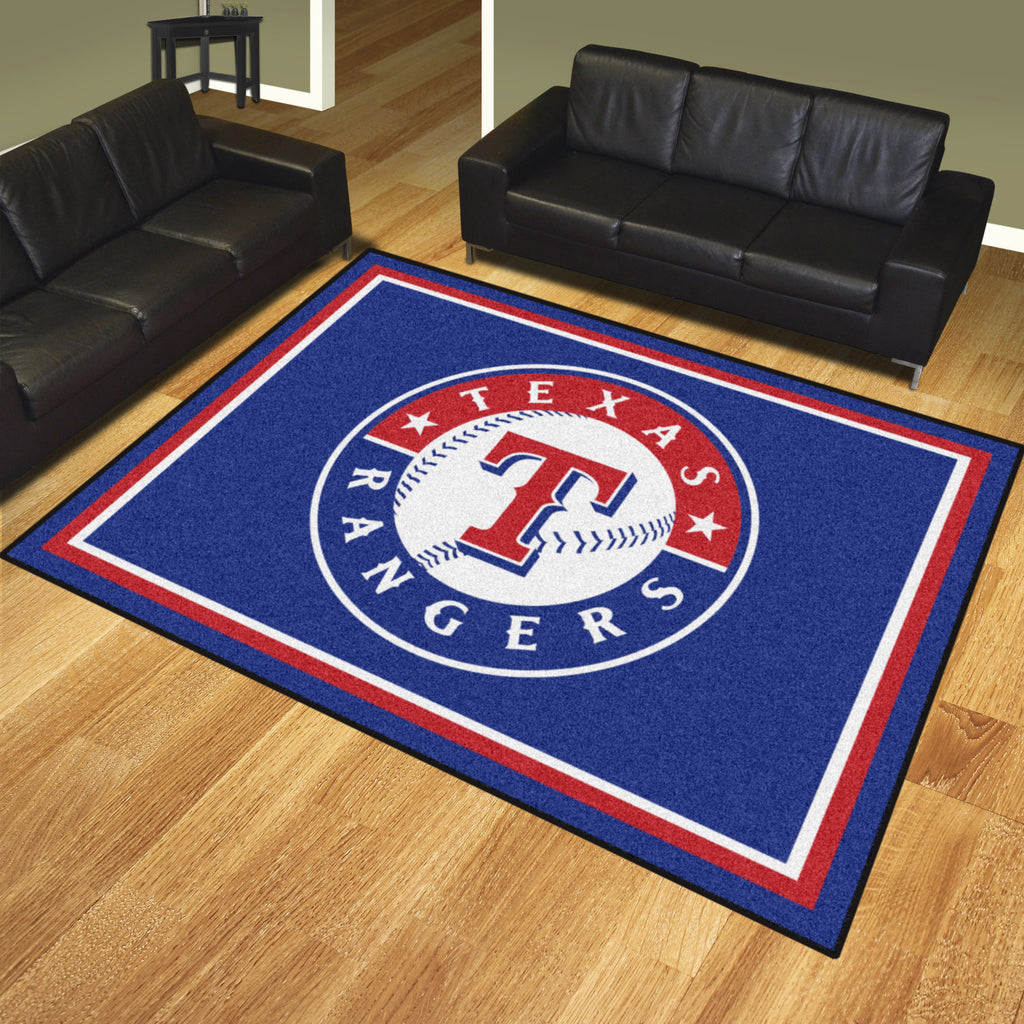 Fanmats - MLB - Texas Rangers 8x10 Rug 87''x117''