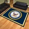 Fanmats - U.S. Navy 8x10 Rug 87''x117''