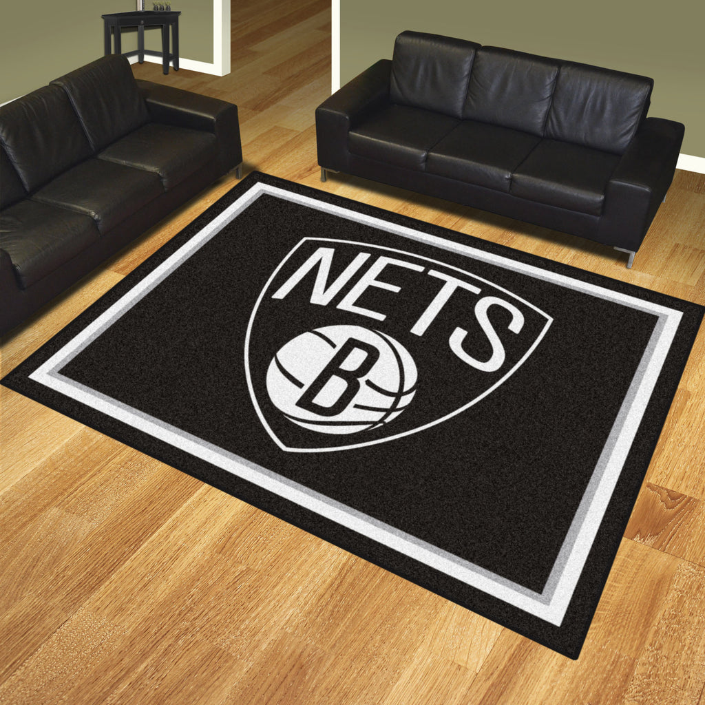 Fanmats - NBA - Brooklyn Nets 8x10 Rug 87''x117''