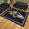 Fanmats - NFL - Baltimore Ravens 8x10 Rug 87''x117''