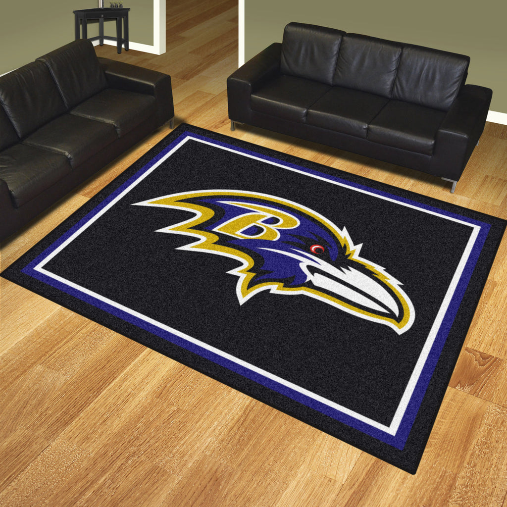 Fanmats - NFL - Baltimore Ravens 8x10 Rug 87''x117''