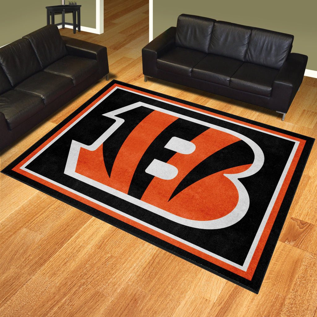 Fanmats - NFL - Cincinnati Bengals 8x10 Rug 87''x117''