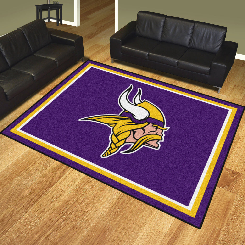 Fanmats - NFL - Minnesota Vikings 8x10 Rug 87''x117''
