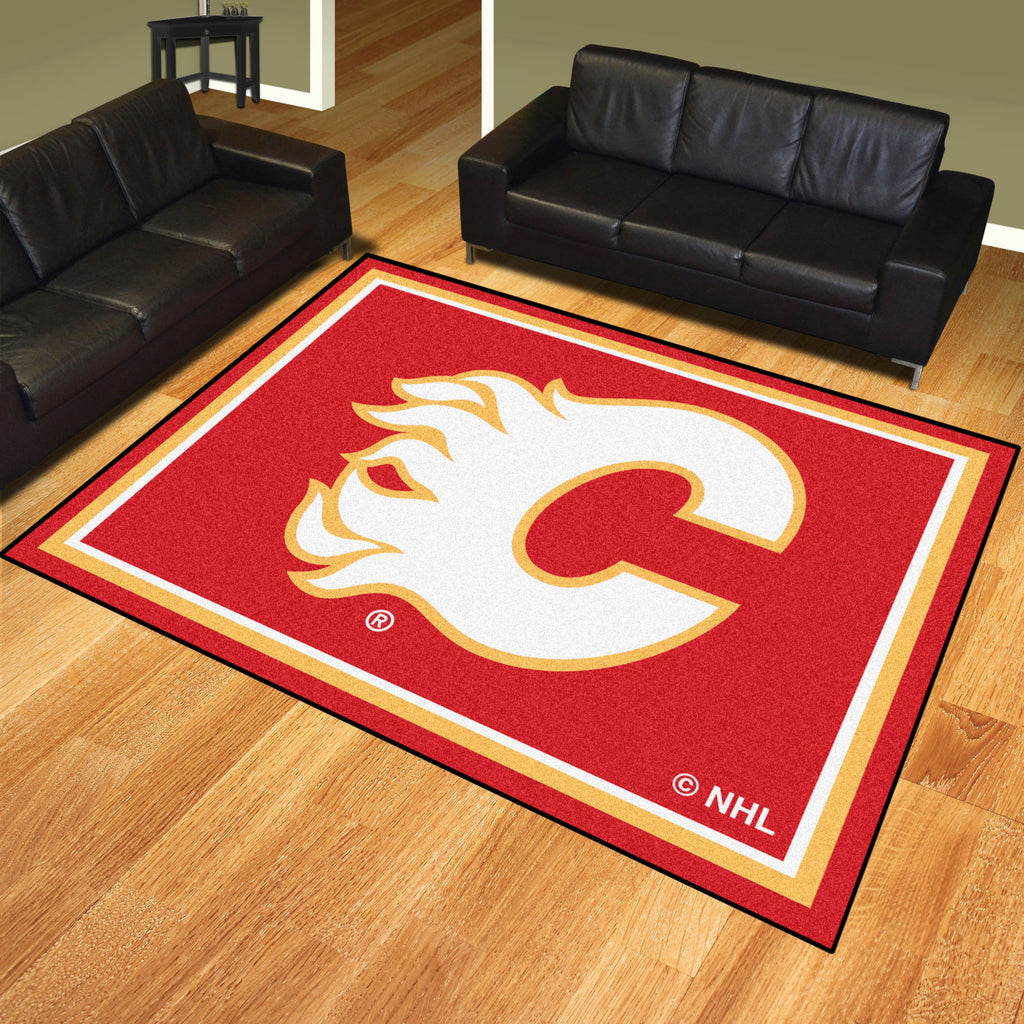 Fanmats - NHL - Calgary Flames 8x10 Rug 87''x117''