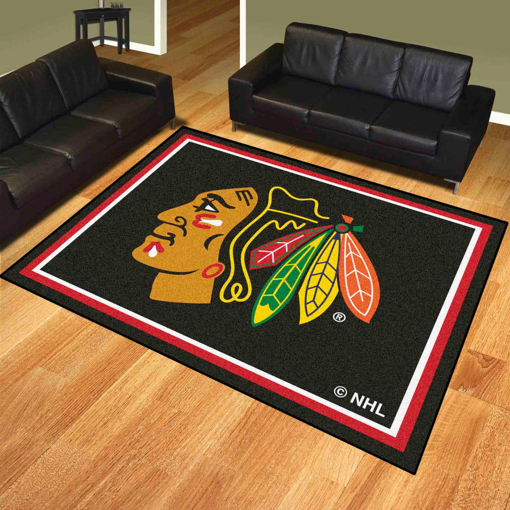 Fanmats - NHL - Chicago Blackhawks 8x10 Rug 87''x117''