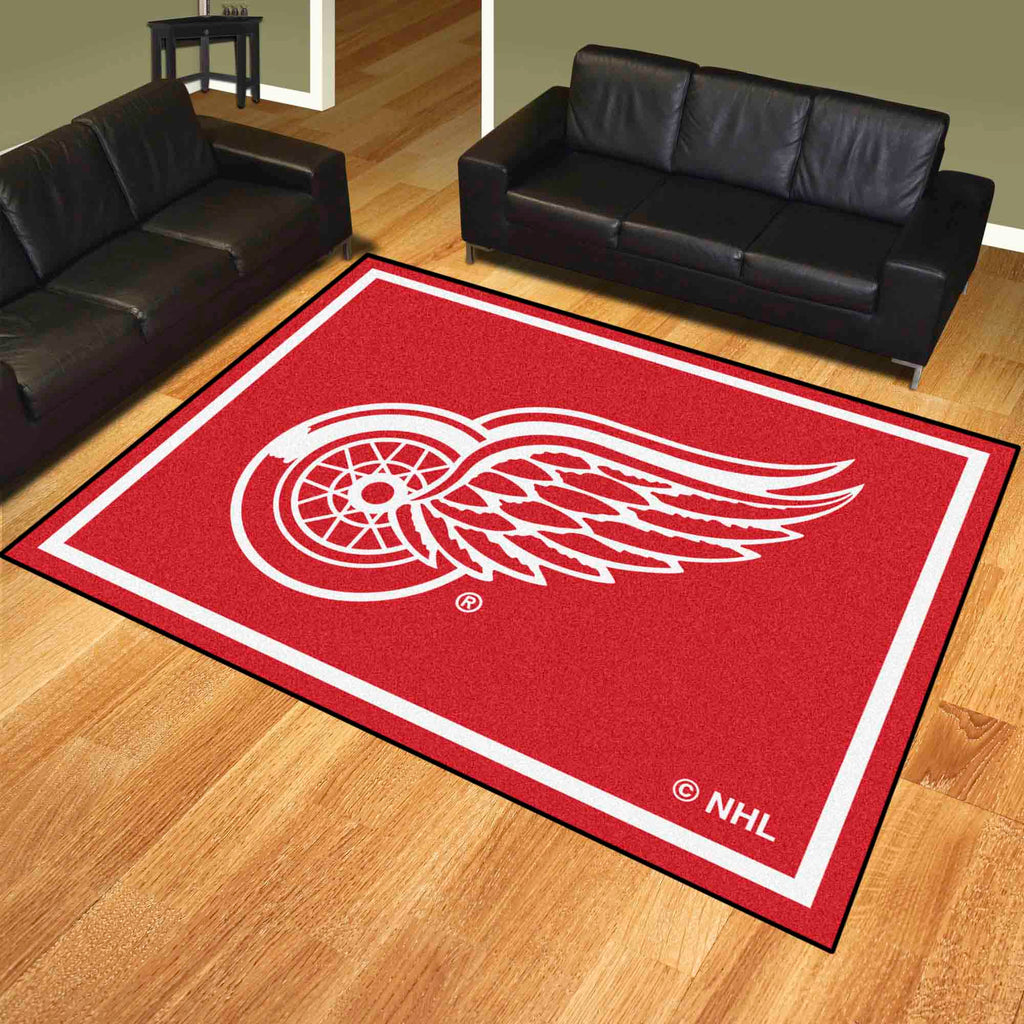 Fanmats - NHL - Detroit Red Wings 8x10 Rug 87''x117''
