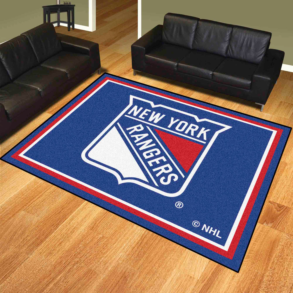 Fanmats - NHL - New York Rangers 8x10 Rug 87''x117''