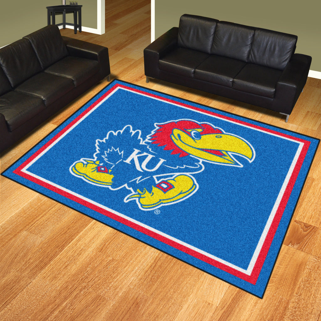 Fanmats - University of Kansas 8x10 Rug 87''x117''