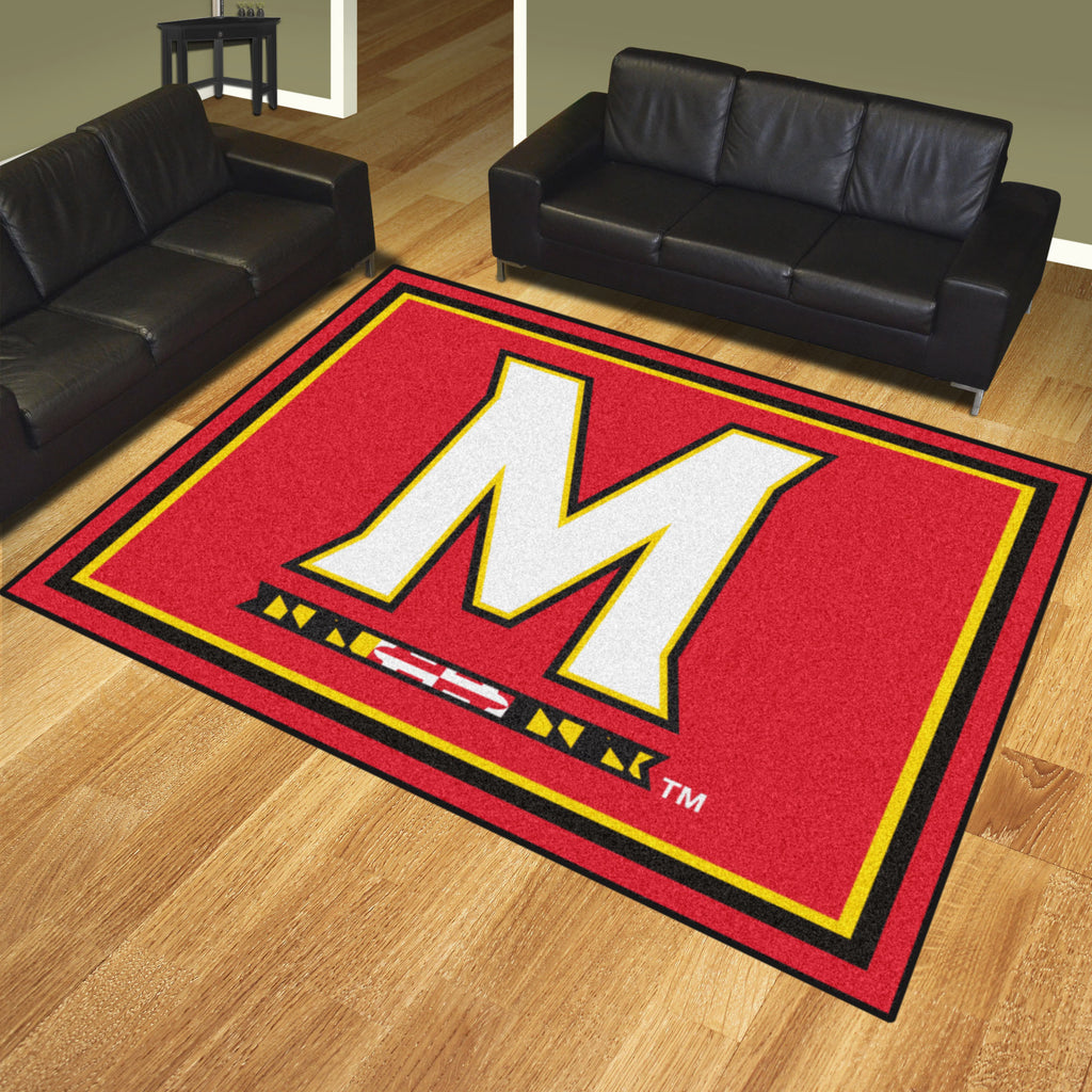 Fanmats - University of Maryland 8x10 Rug 87''x117''