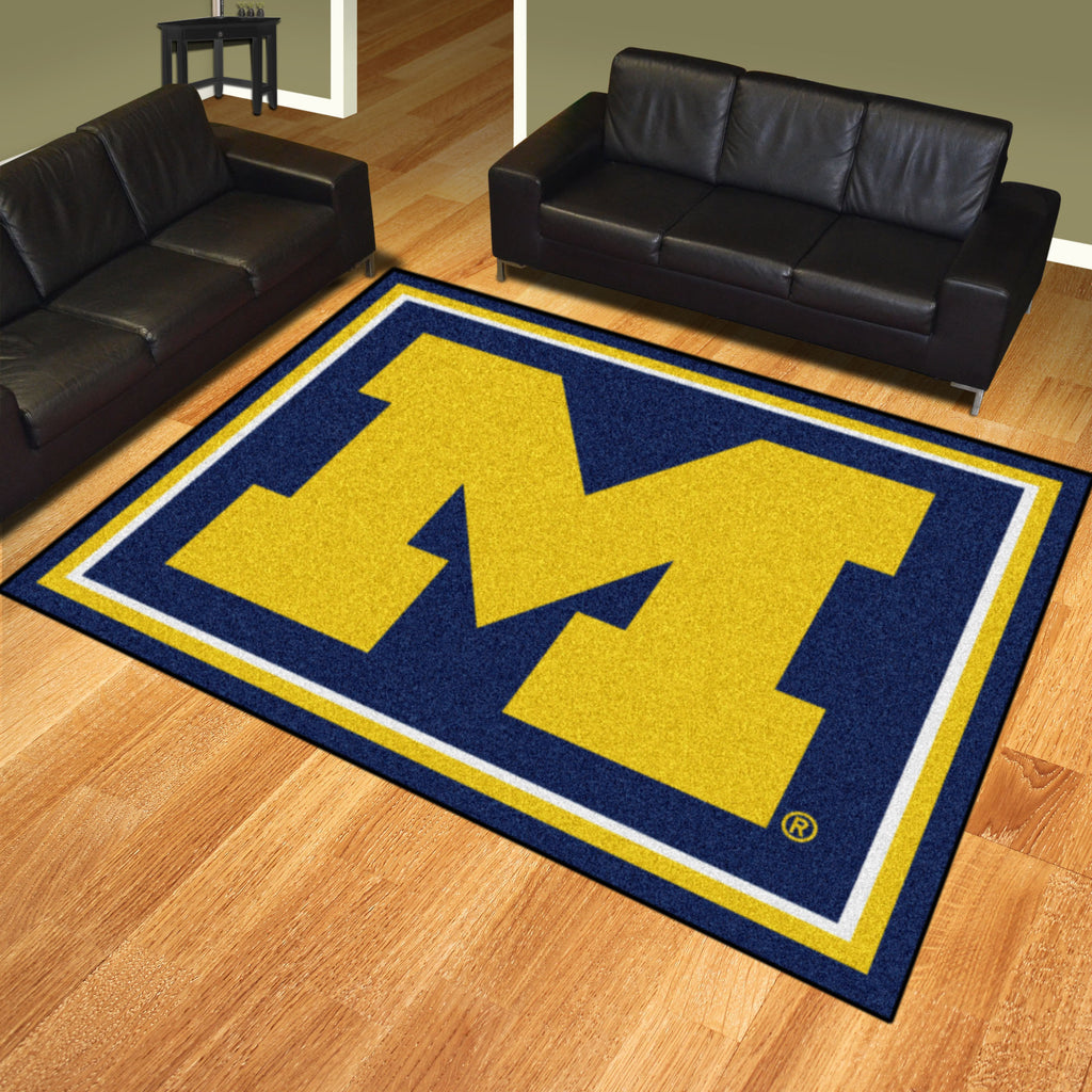 Fanmats - University of Michigan 8x10 Rug 87''x117''