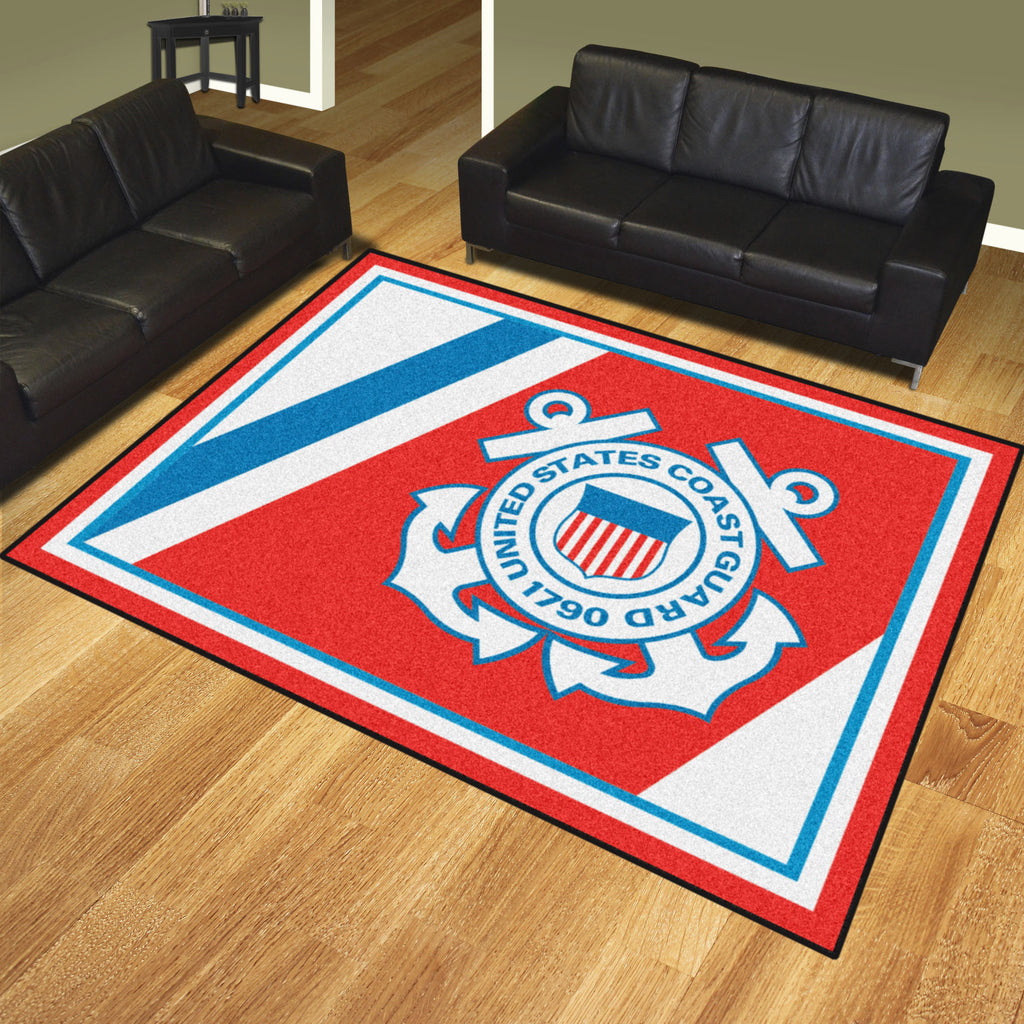 Fanmats - U.S. Coast Guard 8x10 Rug 87''x117''
