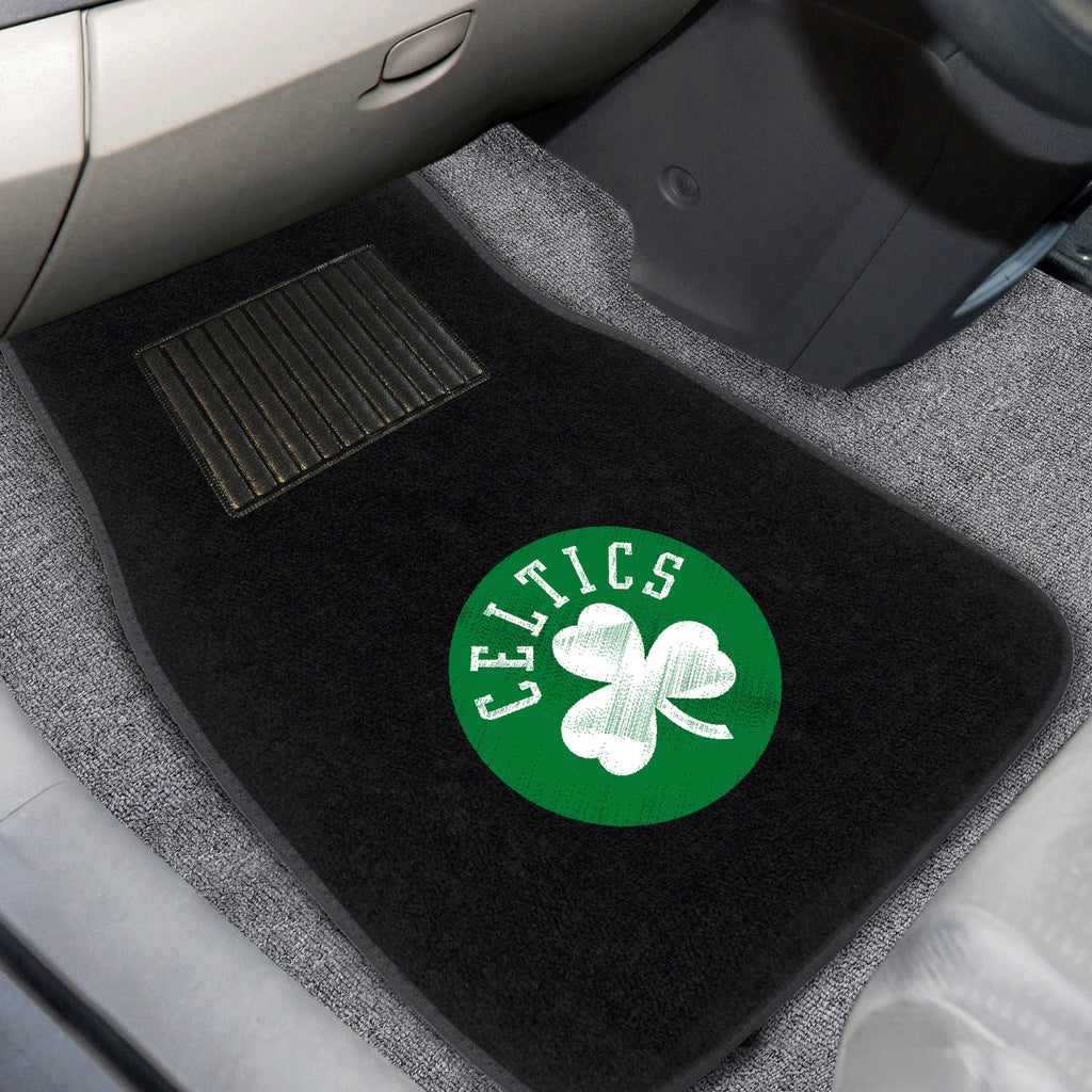 Fanmats - NBA - Boston Celtics 2-pc Embroidered Car Mat Set 17''x25.5''