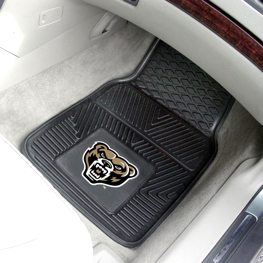 Fanmats - Oakland University 2-pc Vinyl Car Mat Set 17''x27''