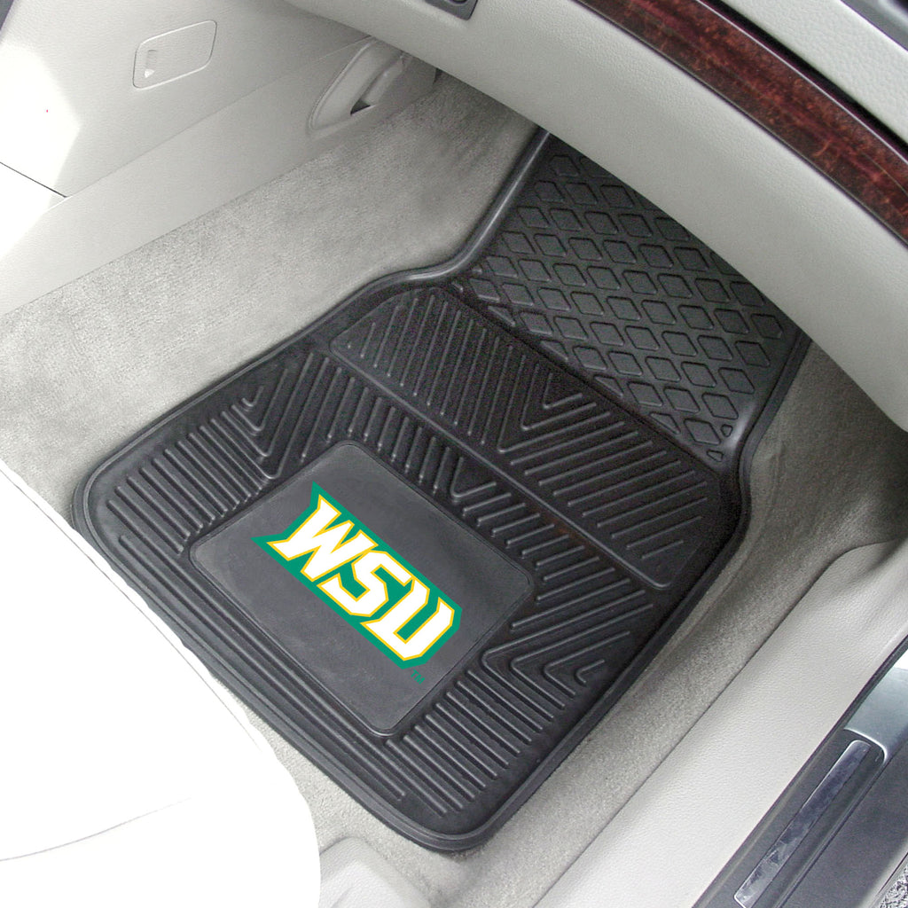 Fanmats - Wright State University 2-pc Vinyl Car Mat Set 17''x27''