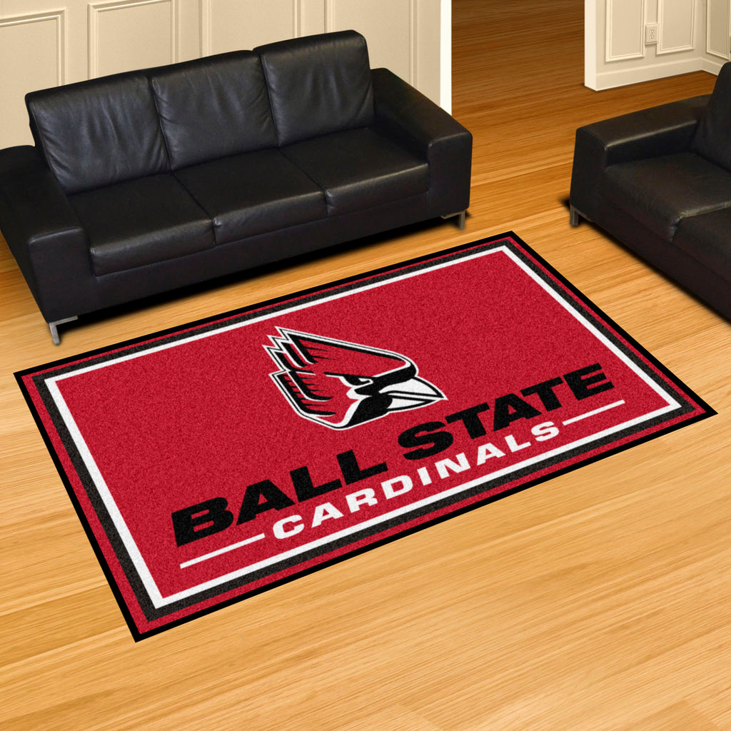 Fanmats - Ball State University 5x8 Rug 59.5''x88''