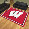 Fanmats - University of Wisconsin 8x10 Rug 87''x117''