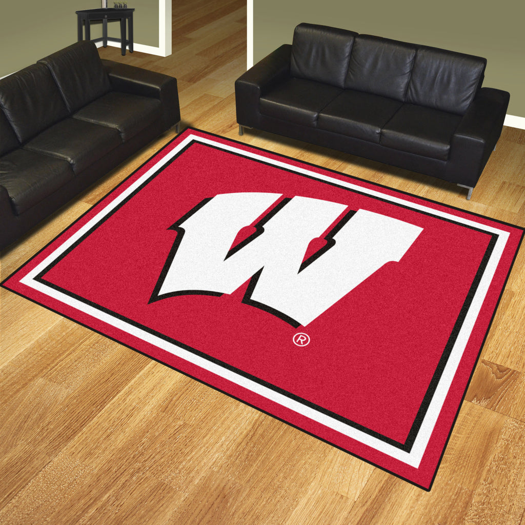Fanmats - University of Wisconsin 8x10 Rug 87''x117''