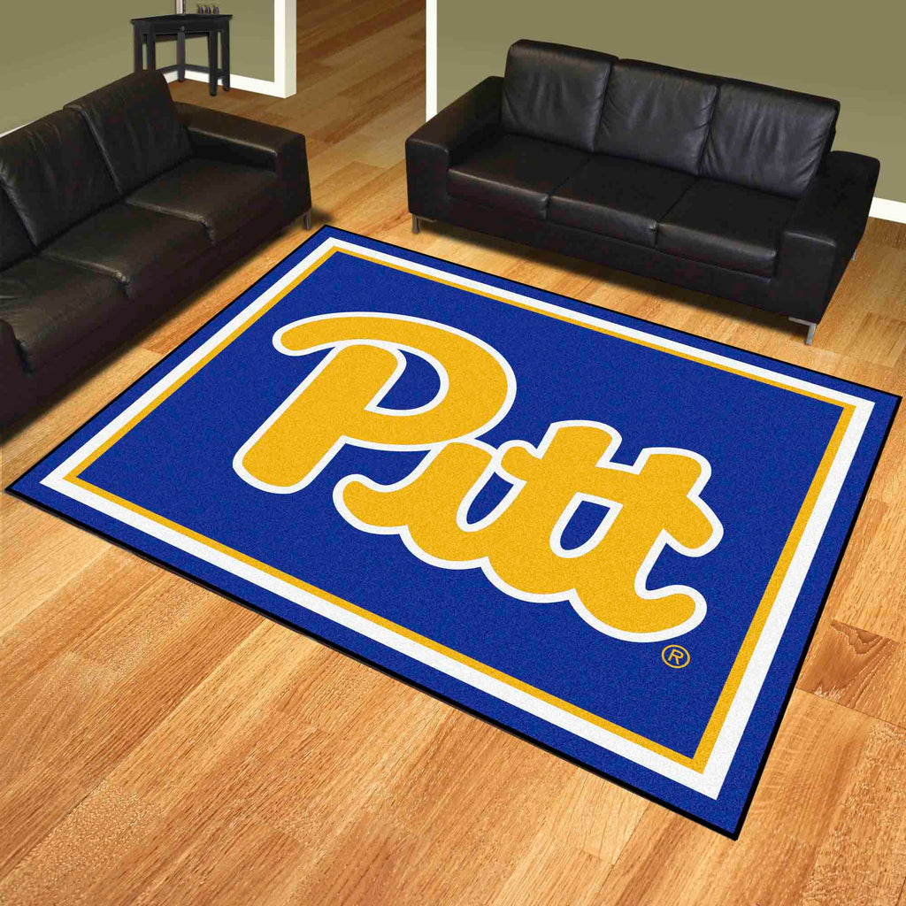 Fanmats - University of Pittsburgh 8x10 Rug 87''x117''