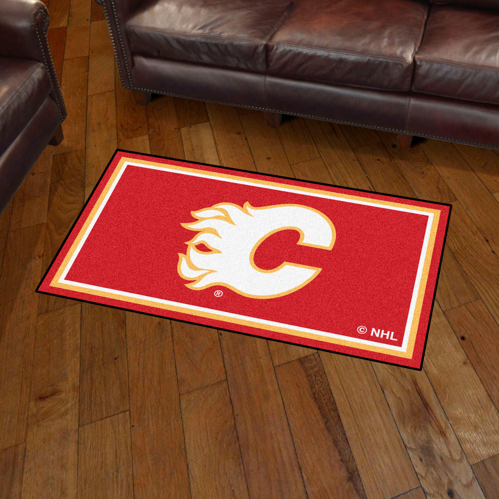 Fanmats - NHL - Calgary Flames 3x5 Rug 36''x 60''