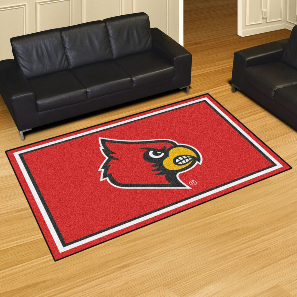 Fanmats - University of Louisville 5x8 Rug 59.5''x88''