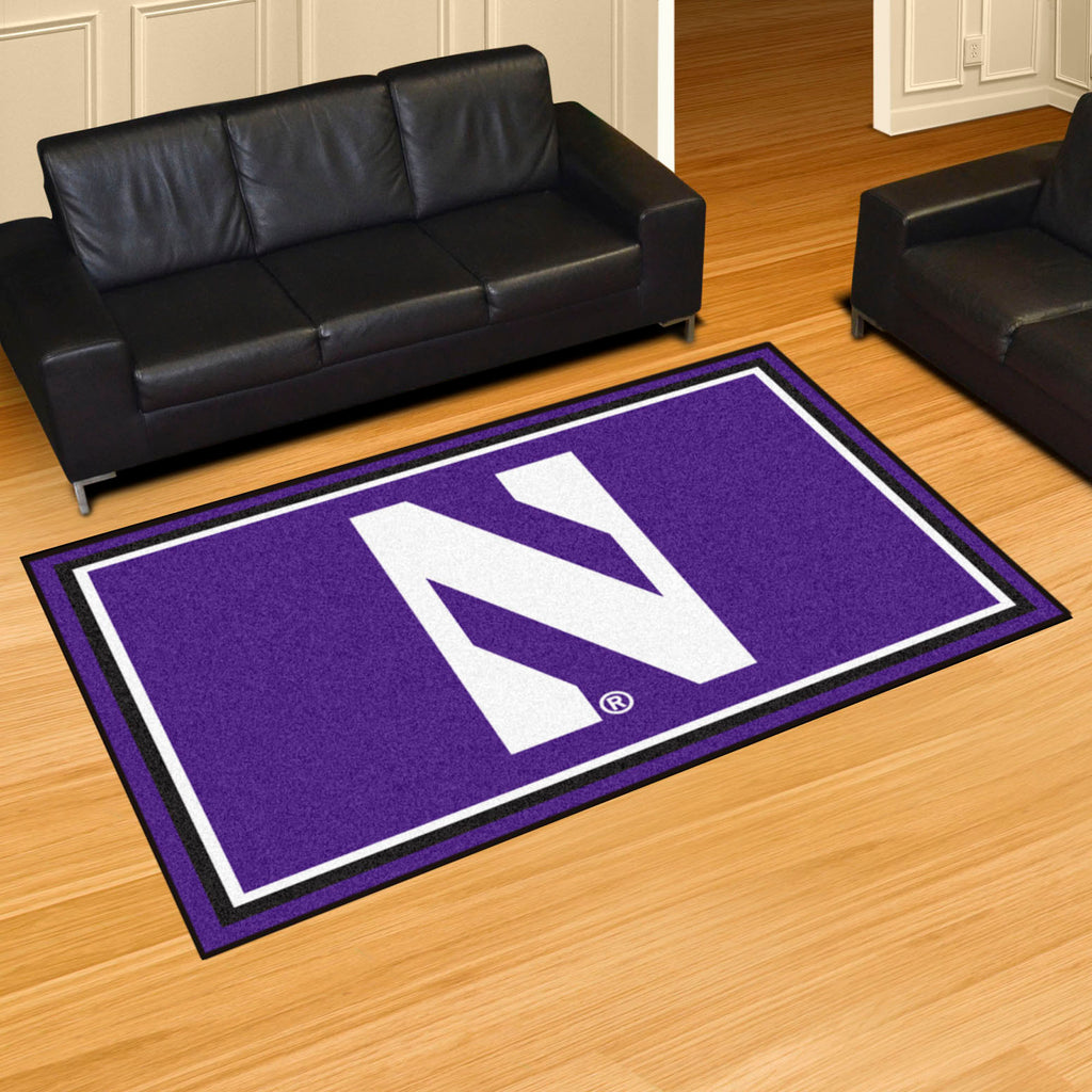 Fanmats - Northwestern University 5x8 Rug 59.5''x88''