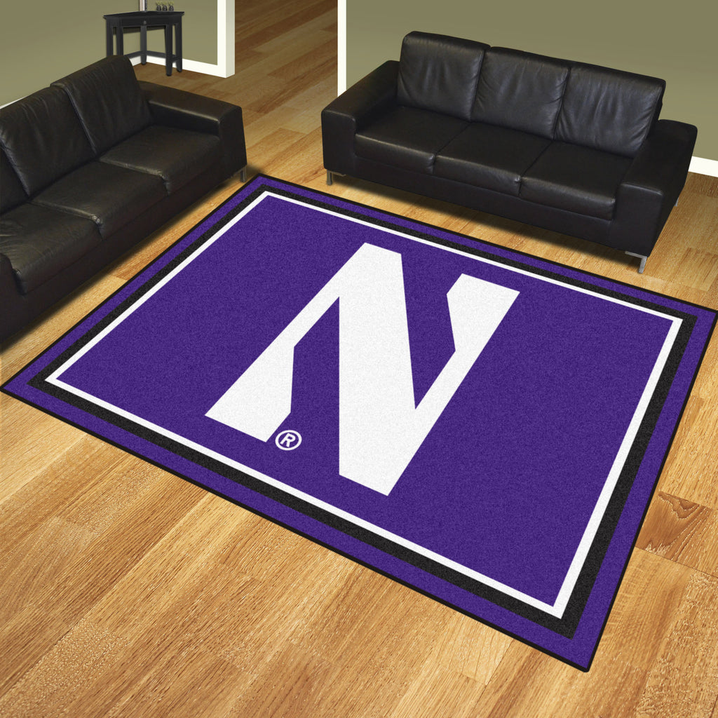 Fanmats - Northwestern University 8x10 Rug 87''x117''